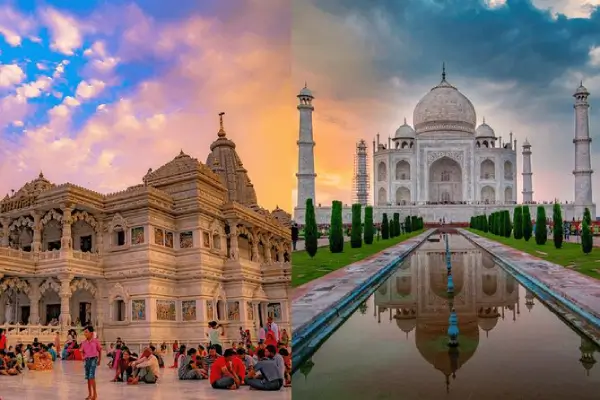 Delhi to Mathura-Agra Car rental service in delhi with drive